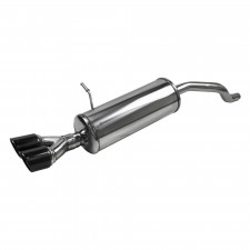Scarico Inoxcar Silenziatore Terminale 2X80 X-RACE BLACK EDITION RENAULT CLIO 4 1.2 (75cv) dopo il 2013