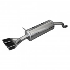 Inoxcar Exhaust Rear Silencer 2X80 X-RACE BLACK EDITION RENAULT CLIO 4 1.2 GT (120HP) after 2013