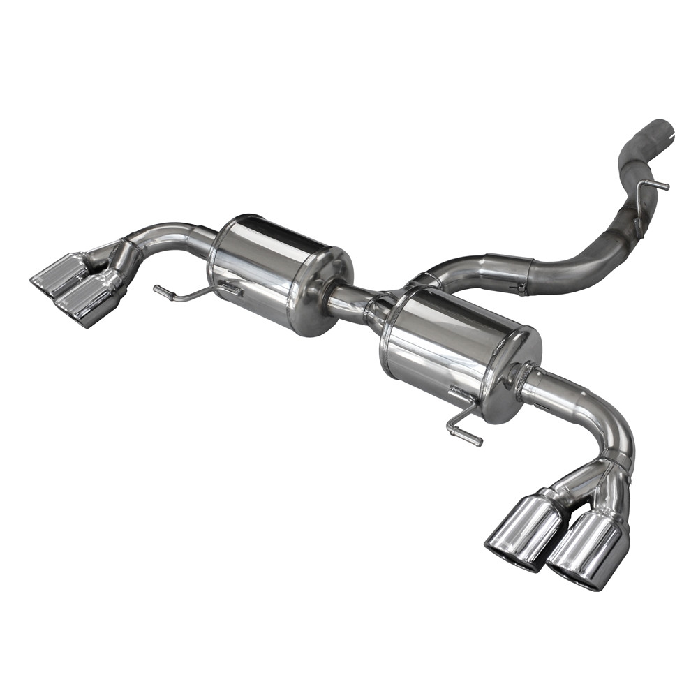 Inoxcar Exhaust Rear Silencer 2X80 X-RACE right+left AUDI A1 (Type 8X) S1 2.0 TFSI (231HP) QUATTRO Sportback after 2014 - IC-AUS102XR80 - AUS1.02.XR80 - 3661768111932