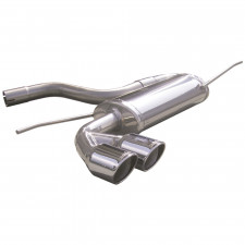 Inoxcar Exhaust Rear Silencer 2X80 X-RACE VOLKSWAGEN GOLF 6 1.4 TSI (122HP) after 2008
