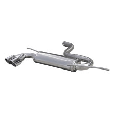 Uitlaat Inoxcar Achterdemper 2X80 X-RACE VOLKSWAGEN GOLF 6 1.4 TSI 160HP na 2009 diam 55 - IC-WGO39XR80 - WGO.39.XR80 - 3661768368428