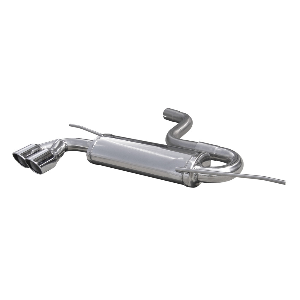 Echappement Inoxcar Silencieux Arrière 2X80 X-RACE VOLKSWAGEN GOLF 6 1.4 TSI 160CV après 2009 diam 55 - IC-WGO39XR80 - WGO.39.XR80 - 3661768368428