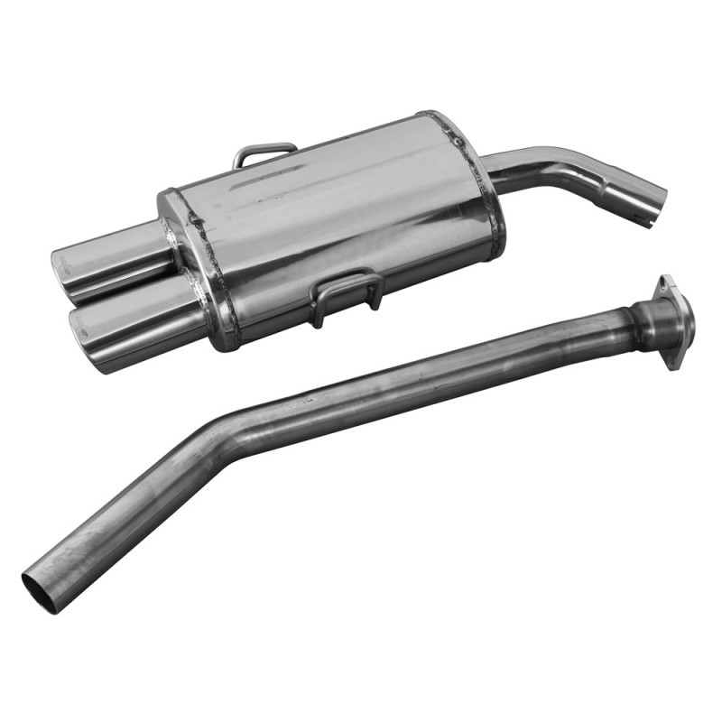 Uitlaat Inoxcar Achterdemper 2X90X70 BMW E36 320i na 1992 - IC-OVBM0190 - OVBM.01.90 - 3661768615324