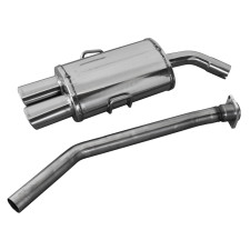 Uitlaat Inoxcar Achterdemper 2X90X70 BMW E36 320i na 1992 - IC-OVBM0190 - OVBM.01.90 - 3661768615324