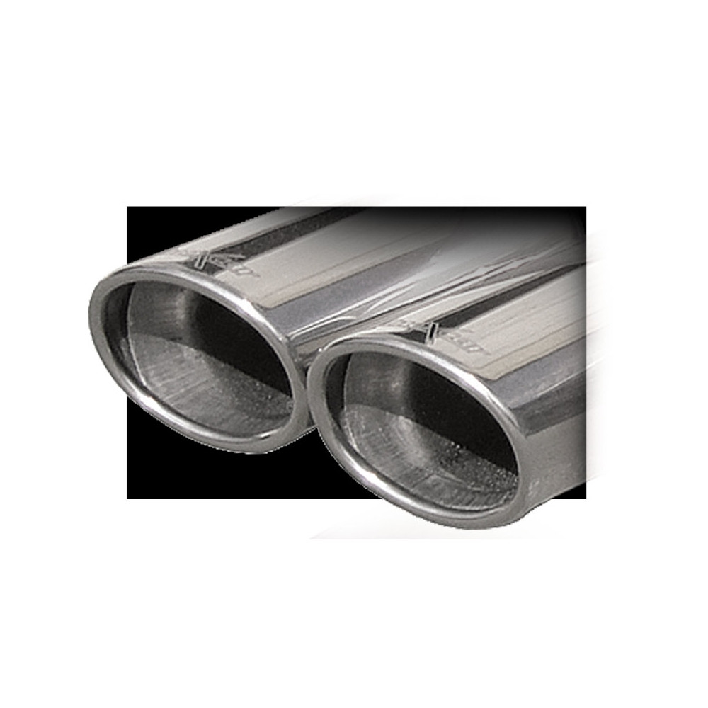Inoxcar Exhaust Rear Silencer 2X90X70 BMW E36 323i 24V (170HP) after 1992 - IC-OVBM0290 - OVBM.02.90 - 3661768308530