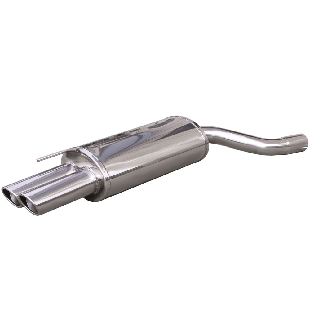 Sistem de evacuare Inoxcar, amortizor de zgomot spate 2X90X70 pentru BMW E46 320D 150CV fabricat după 1999, diametru 60 - IC-OVBM0790 - OVBM.07.90 - 3661768308547