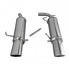 Echappement Inoxcar Silencieux Arrière Central 2X120X80 RENAULT CLIO 2 RS 2.0 phase3 182CV 2004-2005