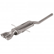 Echappement Inoxcar Silencieux Arrière Central 2X80 X-RACE MINI COOPER 1.6 J.COOPER WORKS 211CV 2009-2012 Type R56