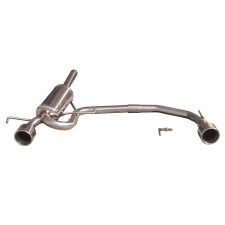 Echappement Inoxcar Silencieux Arrière droit + gauche 1X102 ALFA ROMEO 147 1.9 JTD 115CV-140CV 2002-2004 diam 54