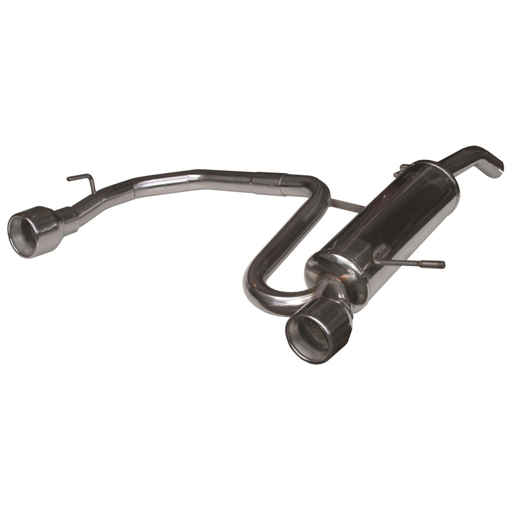 Inoxcar uitlaatdemper achter rechts + links 1X102 CITROEN C2 1.6 16V VTR 110CV na 2003 diam 45 - IC-TWCI03102 - TWCI.03.102 - 3661768364444