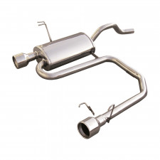 Echappement Inoxcar Silencieux Arrière droit + gauche 1X102 FIAT PUNTO Type 188 1.2 16V SPORTING 80CV 1999-2003 diam 42