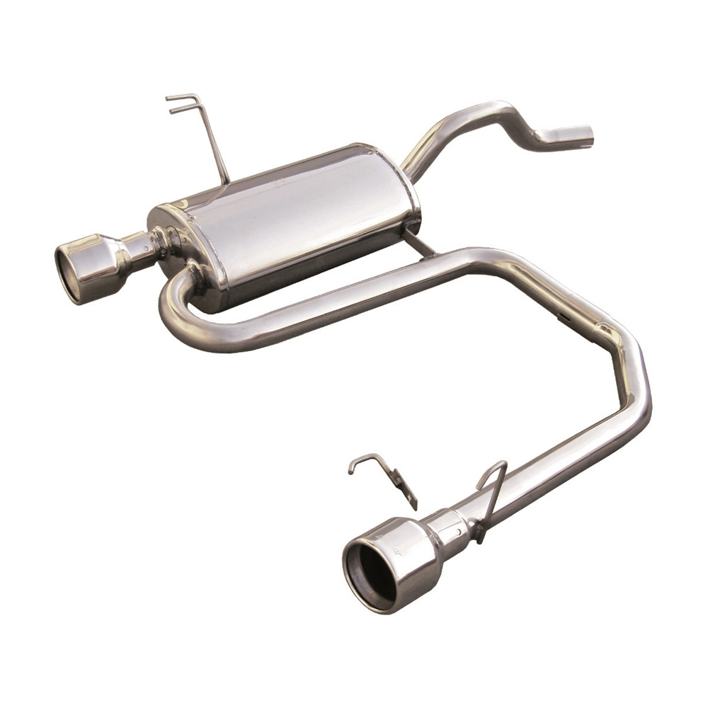 Inoxcar uitlaatdemper achter rechts + links 1X102 FIAT PUNTO Type 188 1.2 16V SPORTING 80CV 1999-2003 diam 42 - IC-TWFI02102 - TWFI.02.102 - 3661768364765
