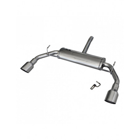 Echappement Inoxcar Silencieux Arrière droit + gauche 1X102 RACING ALFA ROMEO GIULIETTA 1.4T Multiair 120CV après 2012 diam 50