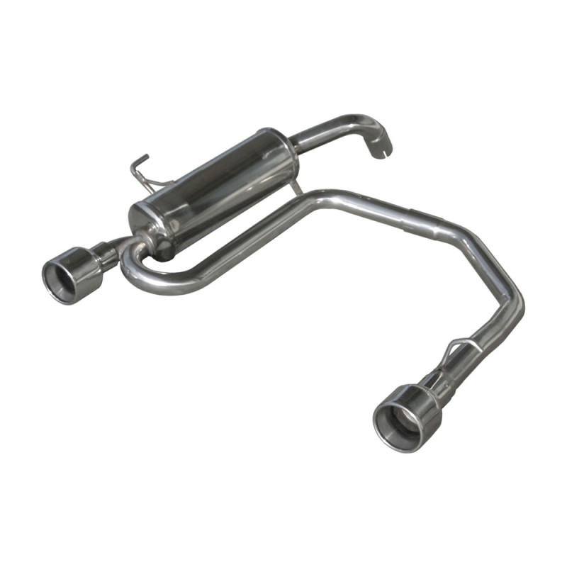 Inoxcar uitlaatdemper achter rechts + links 1X102 RENAULT CLIO 2 RS 2.0 phase2 172HP 2002-2003 diam 54 - IC-TWRE06102 - TWRE.06.102 - 3661768366646
