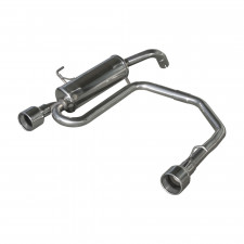 Echappement Inoxcar Silencieux Arrière droit + gauche 1X102 RENAULT CLIO 2 RS 2.0 phase2 172CV 2002-2003 diam 54