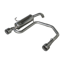 Inoxcar uitlaatdemper achter rechts + links 1X102 RENAULT CLIO 2 RS 2.0 phase2 172HP 2002-2003 diam 54 - IC-TWRE06102 - TWRE.06.102 - 3661768366646