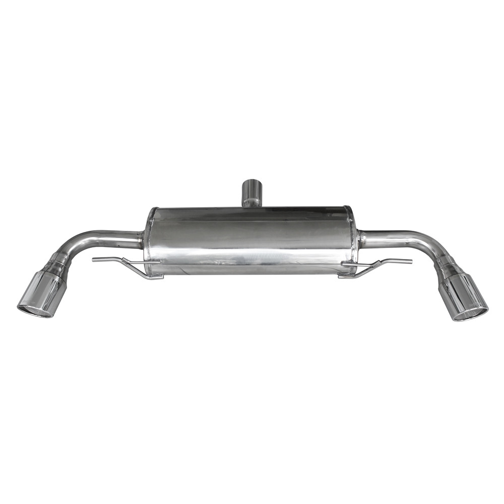 Inoxcar uitlaatdemper achter rechts + links 1X110 X-RACE AUDI TT TYPE 8J 3.2 V6 Quattro 250PK na 2006 - IC-TWAU10XR11 - TWAU.10.XR11 - 3661768364390