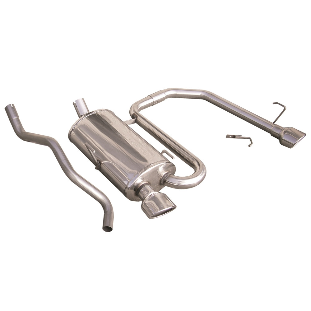 Scarico Inoxcar Silenziatore Terminale destra + sinistra 1X120X80 FIAT PUNTO (Tipo 188) 1.8 16V HGT (131CV) 1999-2003 diam 50 - IC-TWFI04120 - TWFI.04.120 - 3661768364819