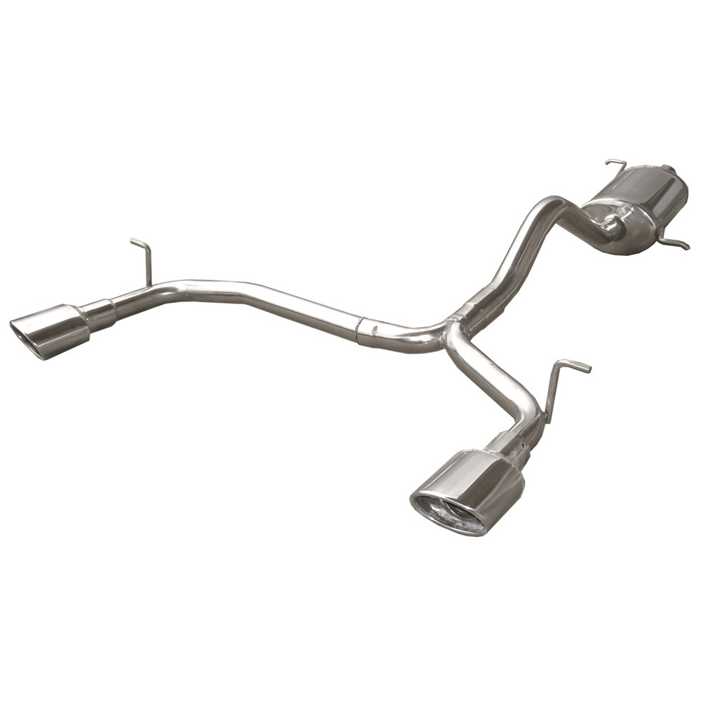 Inoxcar Exhaust Rear Silencer right + left 1X120X80 MERCEDES CLASSE M (Type W163) ML 270 CDi (163HP) after 1999 - IC-MEML01120 - MEML.01.120 - 3661768236192