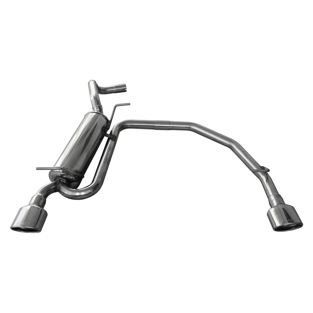 Inoxcar uitlaatdemper achter rechts + links 1X120X80 SEAT IBIZA Type 6L 1.9 TDI 90CV-110CV / SDI 2002-2006 - IC-TWSE03120 - TWSE.03.120 - 3661768366769