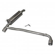 Echappement Inoxcar Silencieux Arrière droit + gauche 1X80 FIAT COUPÉ 2.0 20V TURBO 220CV 1997-2000 diam 57