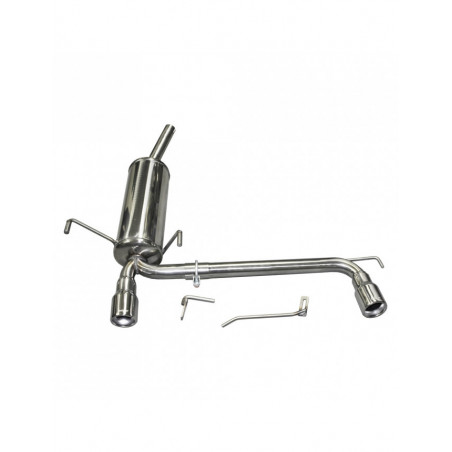 Inoxcar Exhaust Rear Silencer right + left 1X80 OPEL ASTRA H (Type GTC) 1.6 16V (115HP) after 2005