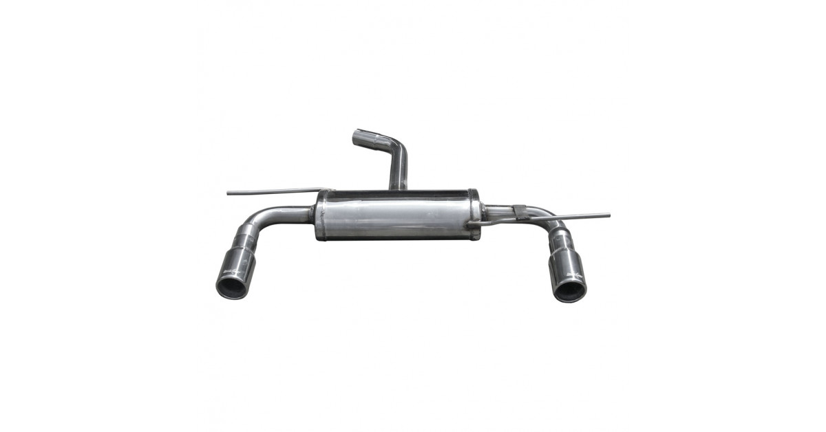 Inoxcar Exhaust Rear Silencer right + left 1X80 VOLKSWAGEN GOLF 5 2.0 TDI (140HP) after 2004 diam 55