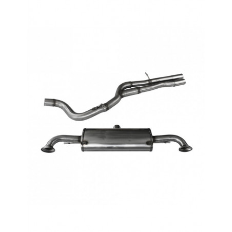 Scarico Inoxcar Silenziatore Terminale destra+sinistra AUDI TT (TYPE 8J) 2.5 RS TFSi Quattro (340CV) dopo il 2006