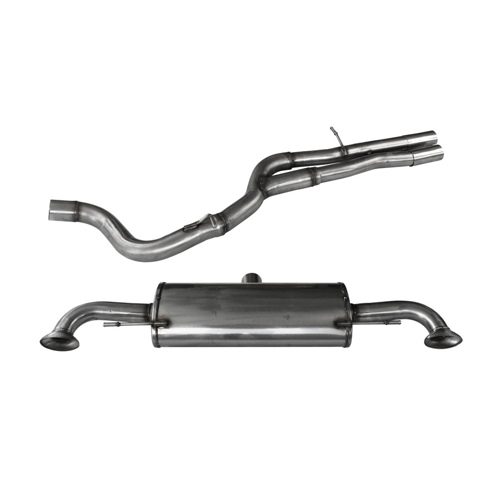 Inoxcar Exhaust Rear Silencer right+left AUDI TT (TYPE 8J) 2.5 RS TFSi Quattro (340HP) after 2006 - IC-AUTT05 - AUTT.05 - 3661768111963