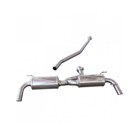 Scarico Inoxcar Silenziatore Terminale destra+sinistra LAND ROVER EVOQUE 2.2 sd4 (190cv) dopo il 2011 2.0 (240cv)