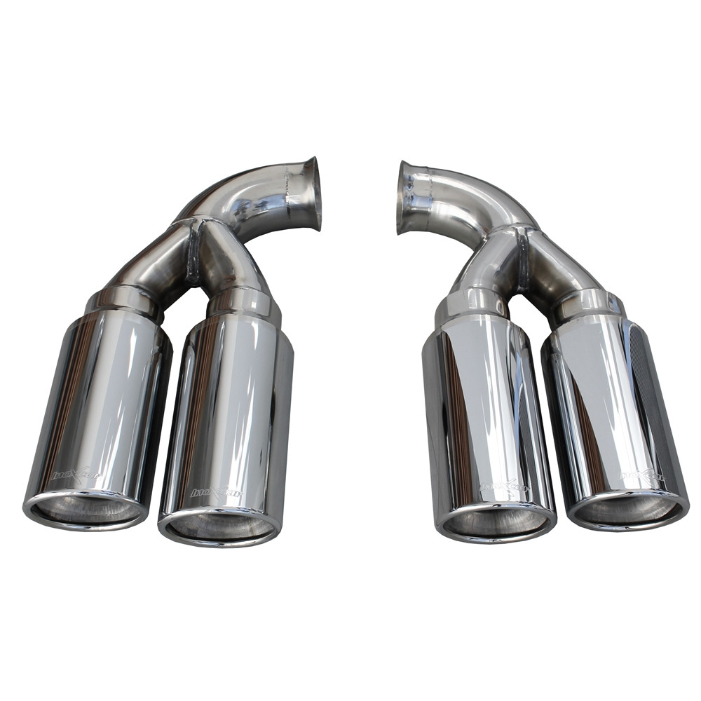 Inoxcar Exhaust Rear Silencer 90 X-RACE right+left  PORSCHE CAYENNE 3.0 Tdi V6 (240HP-245HP)  after 2010 - IC-CAY03 - CAY.03 - 3661768112526