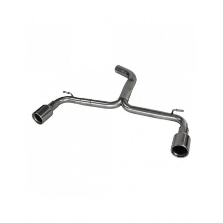Scarico Inoxcar senza Silenziatore Terminale 1X102 destra+sinistra VOLKSWAGEN GOLF 7 2.0 GTi (220CV) dopo il 2013