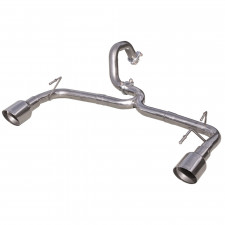 Inoxcar Exhaust Terminal without Rear Silencer 1X102 RACING right+left ABARTH 595 1.4 TURBO T-JET (160HP) after 2012