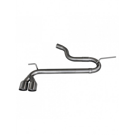 Scarico Inoxcar senza Silenziatore Terminale 2X80 RACING   SEAT LEON III serie (Tipo 5F) 2.0 TDI FR (150cv)  dopo il 2014