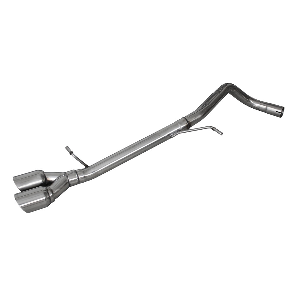 Scarico Inoxcar senza Silenziatore Terminale 2X80 RACING VOLKSWAGEN POLO (tipo 6C) 1.8 GTi (192cv) dopo il 2015 diam 55 - IC-WPO31RA - WPO.31.RA - 3661768399118