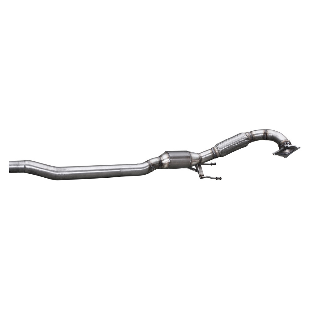 Inoxcar Exhaust Catalyst replacement pipe with metal catalyst VOLKSWAGEN GOLF 6 2.0 R TSI 4MOTION (270HP) after 2010 - IC-AFGTI01CAT - AFGTI.01CAT - 3661768104125