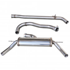 Echappement Inoxcar Tube Intermédiaire + Silencieux Arrière 1X50 D+G d70 RENAULT CLIO 4 RS TROPHY 220 EDC 1.6T 220CV après 2015