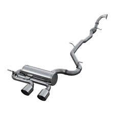 Echappement Inoxcar Tube Intermédiaire + Silencieux Arrière Central 2X100 RACING d70 VW GOLF 6 2.0 R TSI 4MOTION 270CV ap 2010