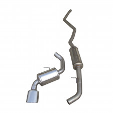 Echappement Inoxcar Tube Intermédiaire avec Silencieux 1X120X80 BMW E87 serie 1 120D 163CV après 2004