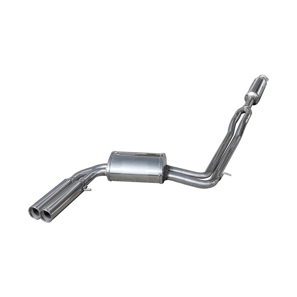 Inoxcar Exhaust Intermediate tube with Silencer 2X80 RACING VOLVO V70 2.5T AWD R (300HP) 2003-2006 - IC-OVVO03RA - OVVO.03.RA - 3661768311417