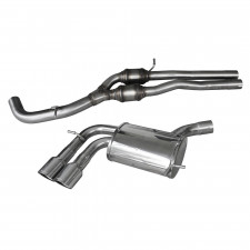 Scarico Inoxcar Tubo Centrale con Silenziatore 2X90 RACING AUDI A3 (Tipo 8P) RS3 2.5 TFSI Quattro (340CV) dopo il 2011