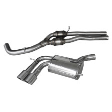 Uitlaat Inoxcar tussenpijp met demper 2X90 RACING AUDI A3 Type 8P RS3 2.5 TFSI Quattro 340PK na 2011 - IC-OVAU22SRA - OVAU.22S.RA - 3661768307755