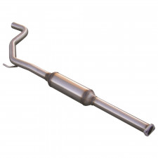 Inoxcar Exhaust Intermediate tube with Silencer ABARTH GRANDE PUNTO 1.4 T-JET (155HP) after 2007 diam 60