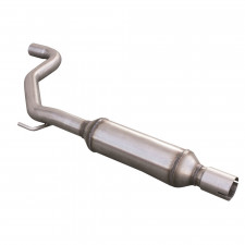 Inoxcar Exhaust Intermediate tube with Silencer OPEL CORSA D OPC 1.6T Nurburgring (210HP) after 2012 diam 54,5
