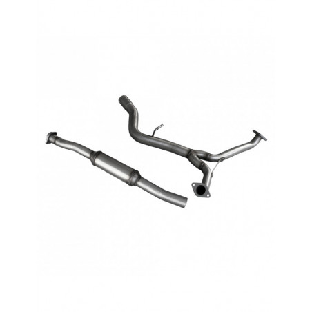 Inoxcar Exhaust Intermediate tube with Silencer SUBARU IMPREZA 4WD 2.5 T WRX-STI MY15 (300HP) 2014