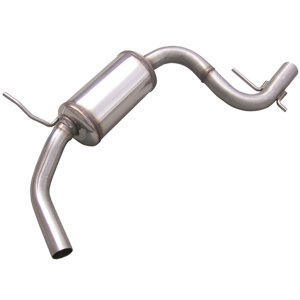 Inoxcar Exhaust Intermediate tube with Silencer VOLKSWAGEN GOLF 6 1.4 TSI (160HP) after 2009 diam 55 - IC-TCVW03S - TCVW.03S - 3661768363690