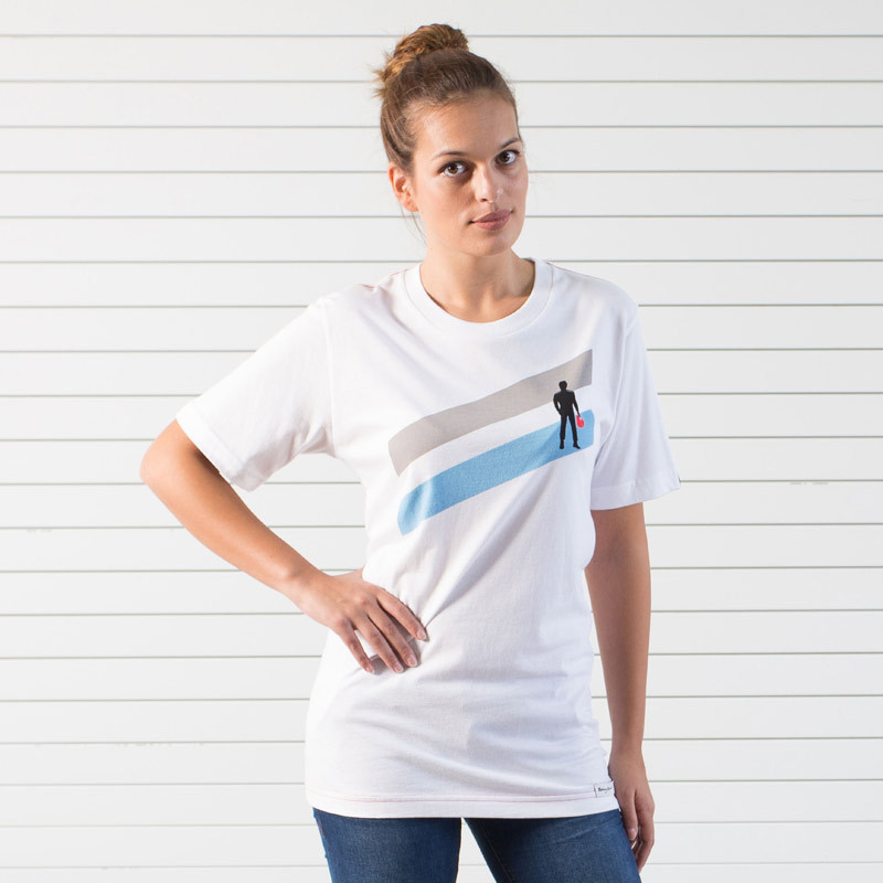 Racing Spirit Stripes 2 Short Sleeve Shirt - RS-TS-0006.BL.XS - RS/TS/0006/020/XS