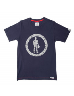 T-Shirt Racing Spirit Icon in Circle 2 Manches Courtes
