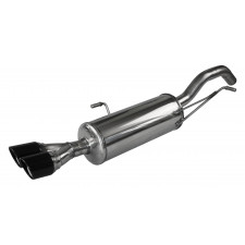 Silenziatore Posteriore Inoxcar 2X80XR Black Edition Peugeot RCZ 1.6THP Dopo il 2010