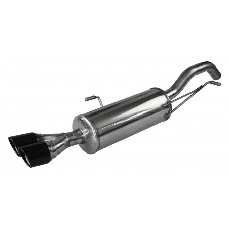 Silenziatore Terminale Inoxcar 2X80XR Black Edition Peugeot RCZ 1.6THP Dopo il 2010